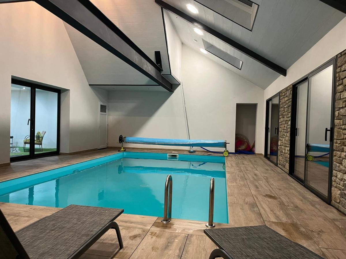Gite Ti Coz Ex Ti Maen Piscine Interieure 12 Personnes Caden Exteriör bild